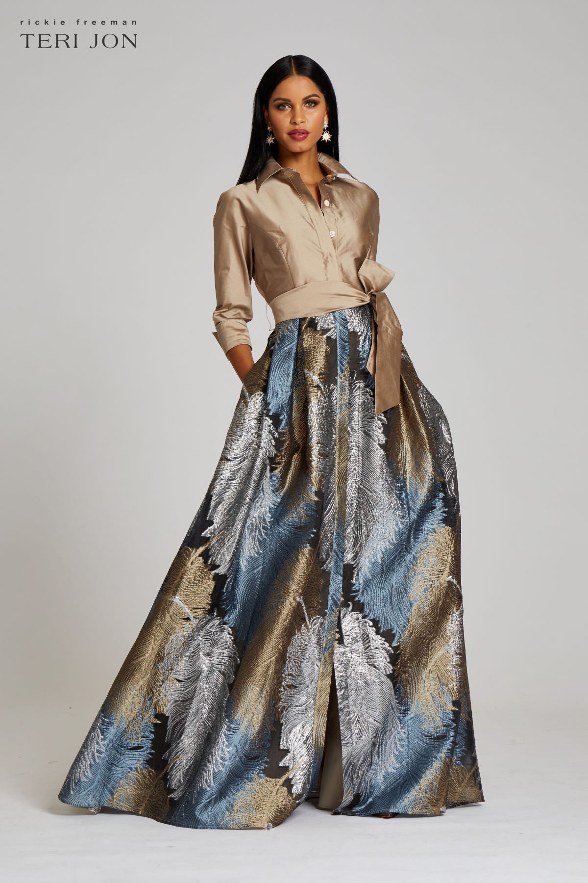 white christmas dresses Teri Jon Dress 229051
