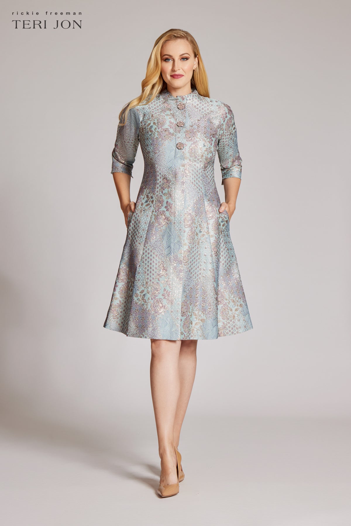 Light Blue Multi Plus Size Image