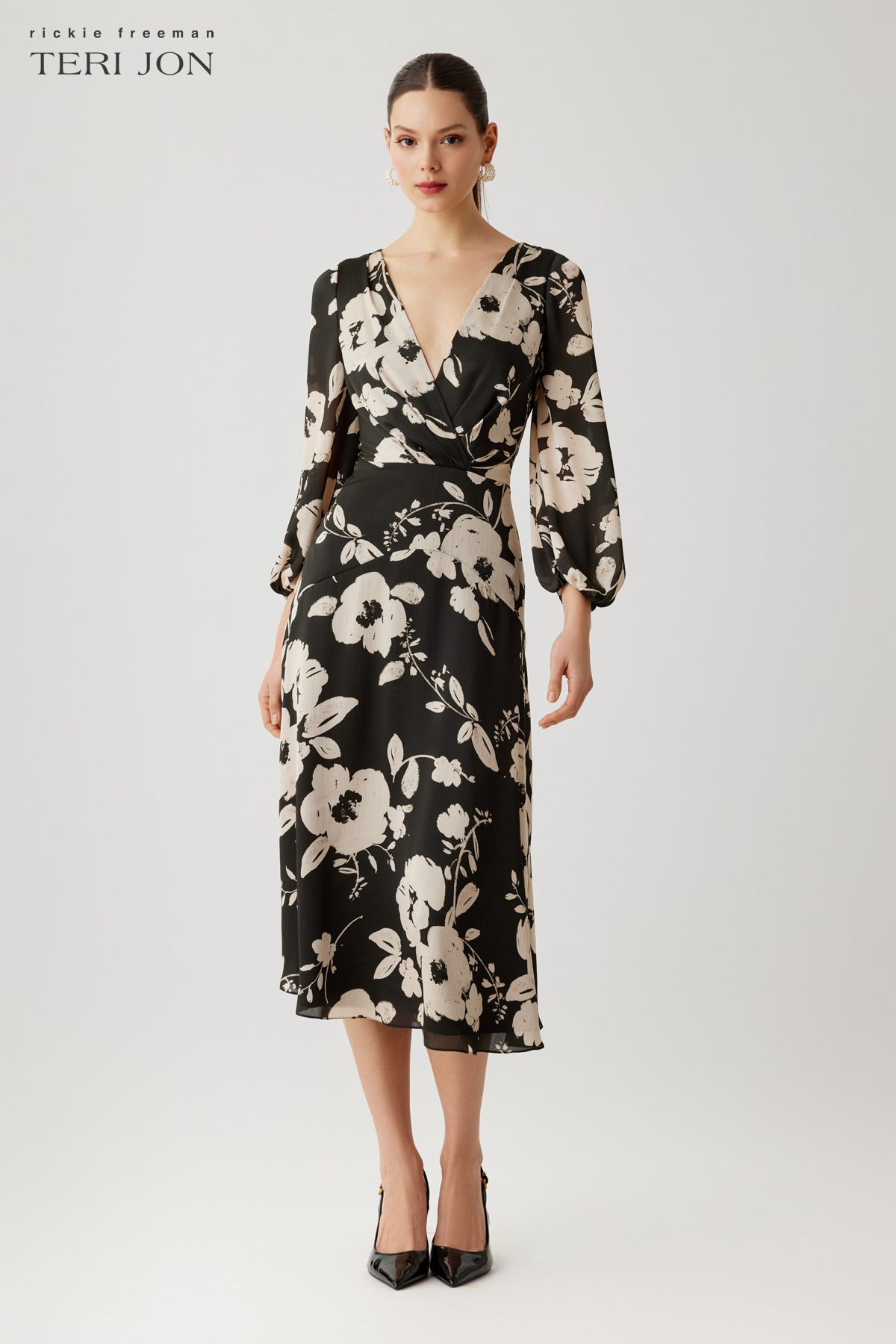 dish long sleeve dress Petal and Pup Alison Long Sleeve Maxi Dress main image 0