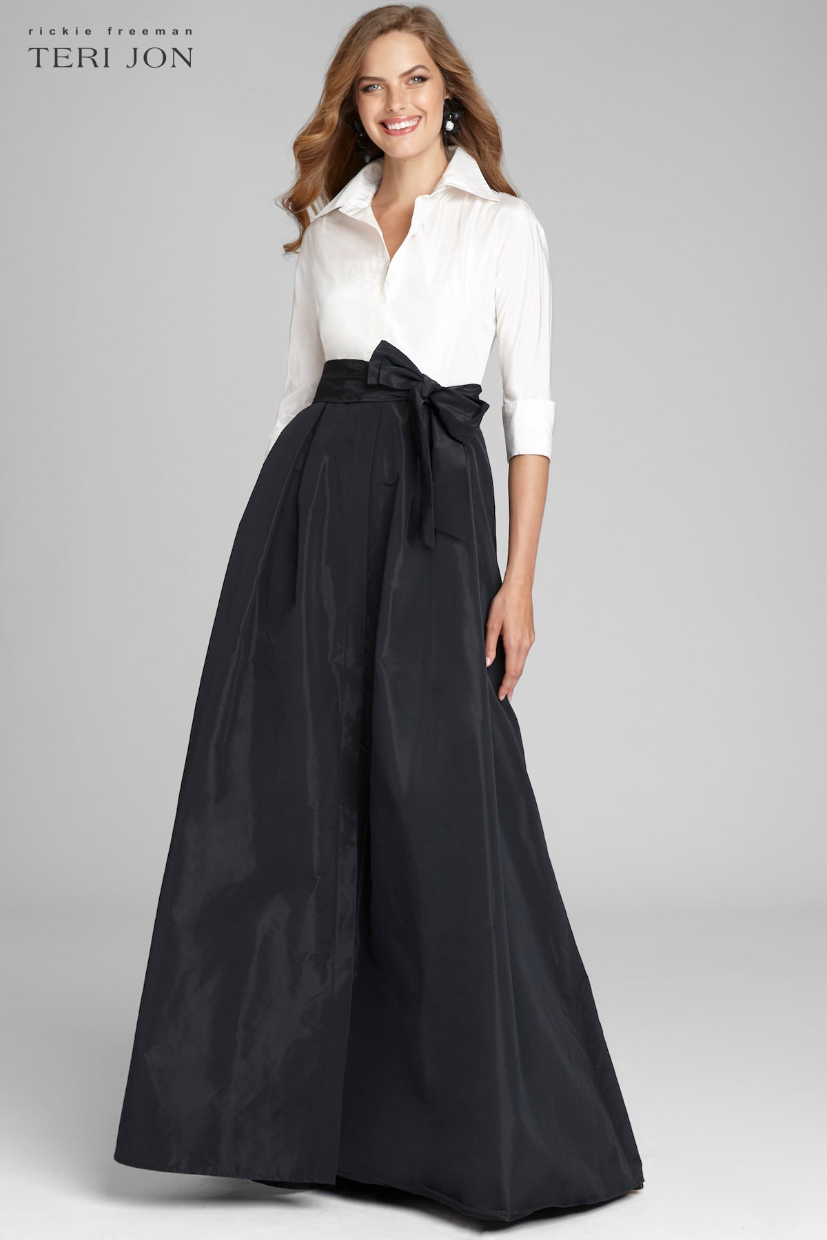 slim fit dress slacks Frieda Shirtdress Gown 2 / Navy main image 1